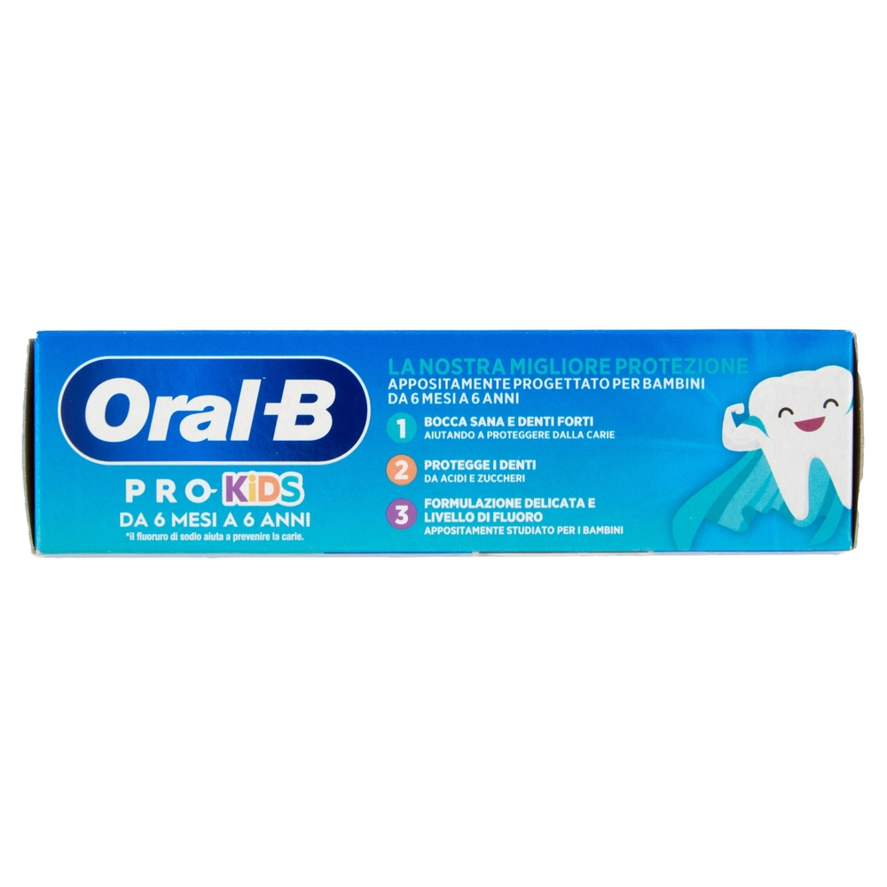 Oral-B Pro-Kids da 6 Mesi a 6 Anni Dentifricio al Fluoro 50 ml
